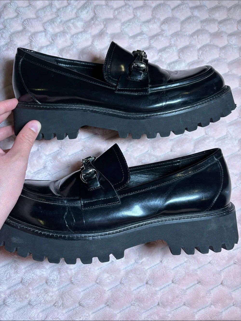 Tony Bianco Black Chunky Platform